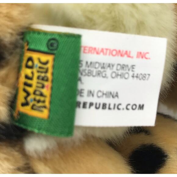 Wild Republic Wild Watchers Cheetah Plush 7" Cat Stuffed Animal 2015 K&M Tags - Picture 11 of 14